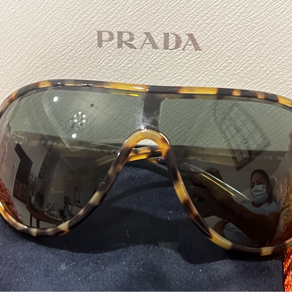 Prada Sunglasses Frames Tartarug (lenses verdeCR) - Picture 3 of 11